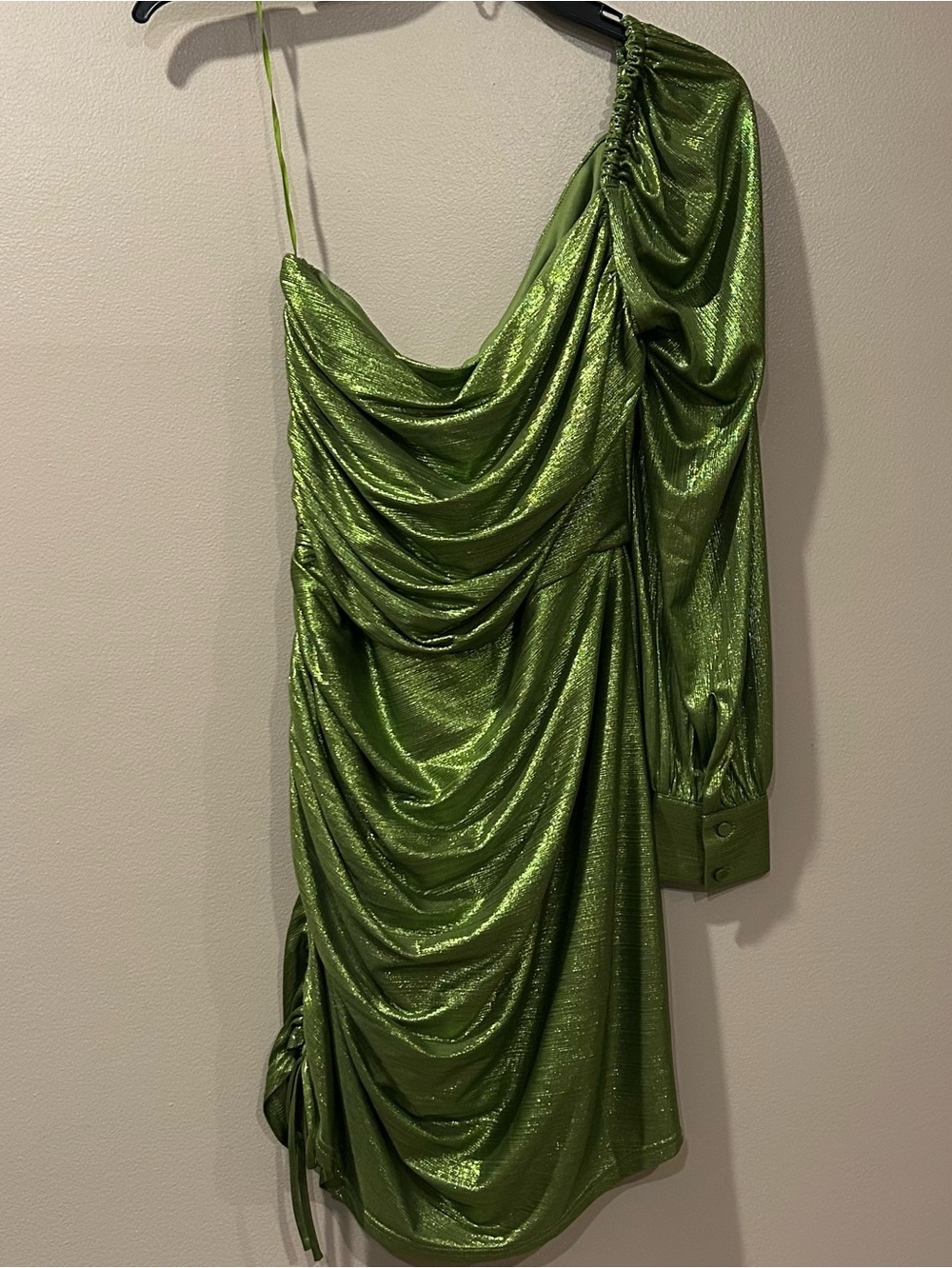 Adelyn Rae One Shoulder Ruched Dress - Picture 9 of 10